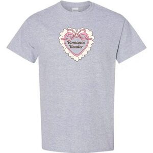 Romance reader graphic tee